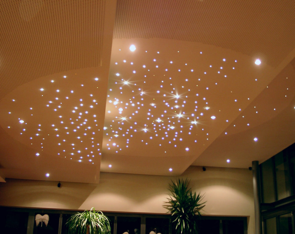 12W RGBW LED Fiber Light that Puts Stars on the Ceiling