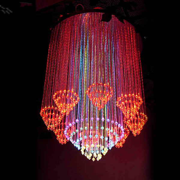 Circles Fiber Optic Crystal Chandelier DIA0.8M 0.8M Long