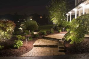 Brass Dia8xL21in Outside Low Voltage LED Walkway Lights Application