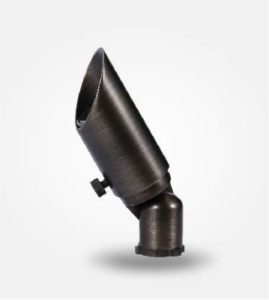 MR8 Dia1.375x4in Brass Landscape Accent Lights